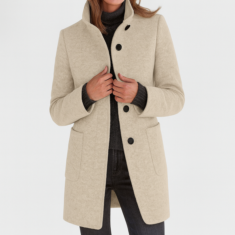 Camille™ – Manteau à Col Montant