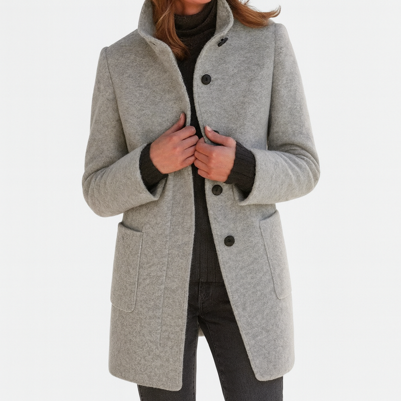 Camille™ – Manteau à Col Montant
